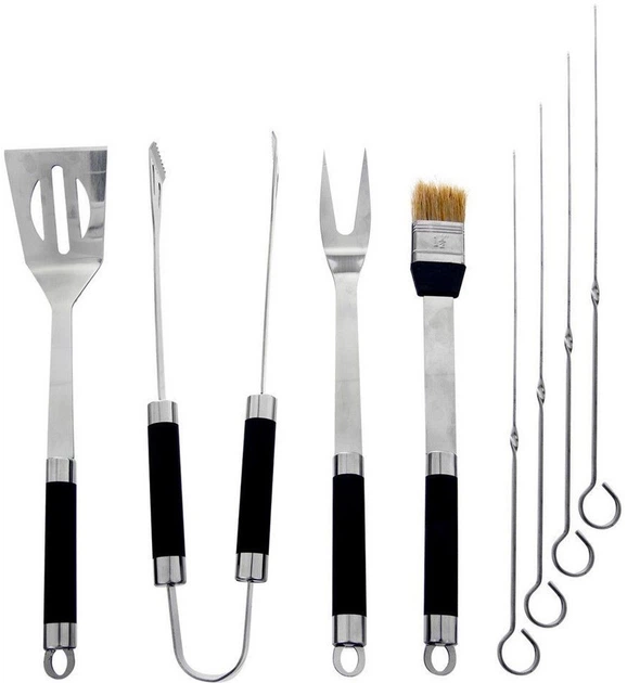 Набір приладдя для барбекю Orion сталевий у валізі 9 елементів (8592381157807) - зображення 2