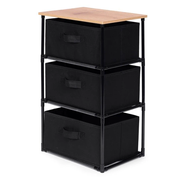 Комод ModernHome by Multistore текстильний з 3 висувними шухлядами (SNJ403068-3) - зображення 2