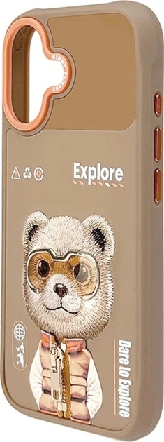 Панель Nimmy Cool&Cute 2.0 Bear для Apple iPhone 17 Beige (6971080313820) - зображення 2