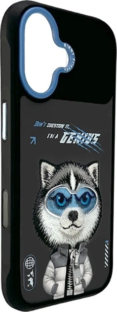 Панель Nimmy Cool&Cute 2.0 Wolf для Apple iPhone 17 Black (6971080313905) - зображення 3