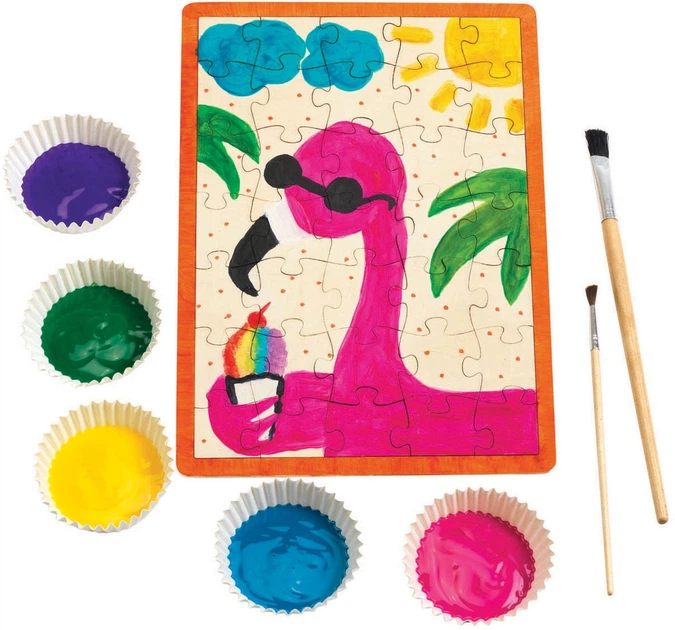 Набір для творчості Colorations дерев’яна головоломка 6 елементів DIYWDPZ (191487033756) - зображення 2