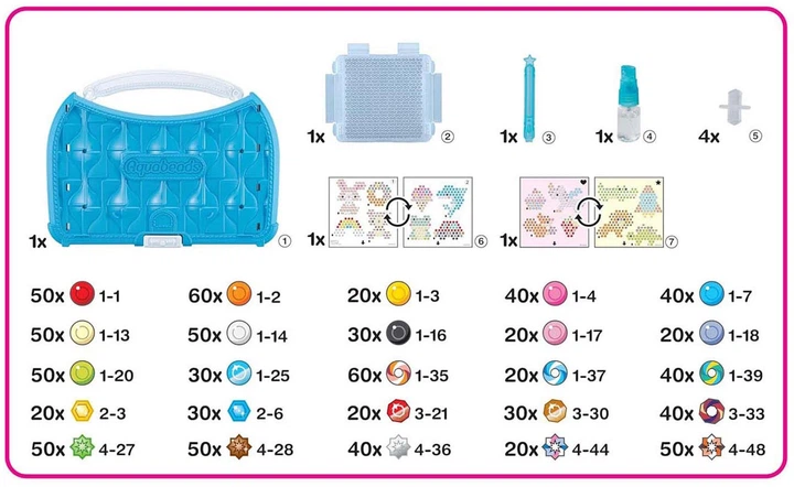 Zestaw kreatywny Aquabeads Beginners: Case studio 35087 (5054131350874) - obraz 3