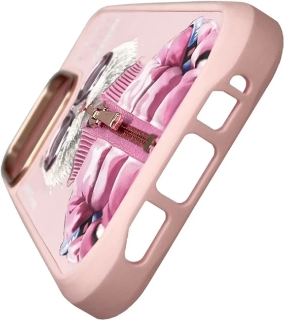 Etui plecki Nimmy Cool&Cute 2.0 Cat do Apple iPhone 16 Pro Max Pink (6971080319440) - obraz 3