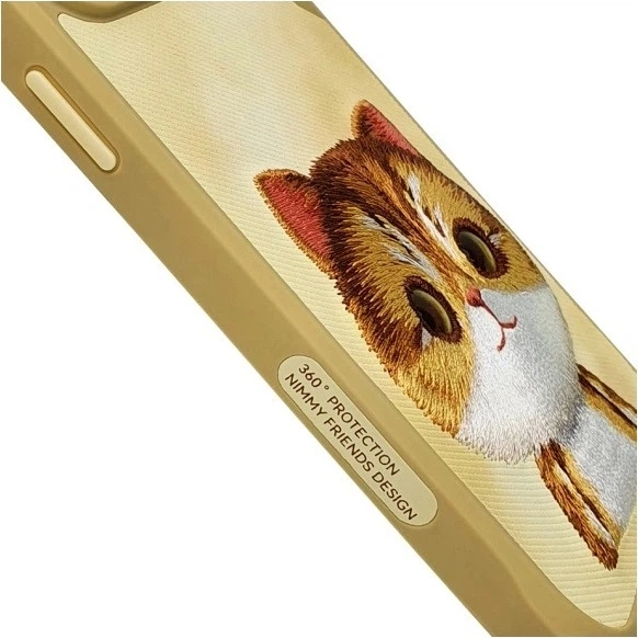 Панель Nimmy Big Eyed Pet 2.0 Cat для Apple iPhone 15 Pro Khaki (6971080317422) - зображення 5