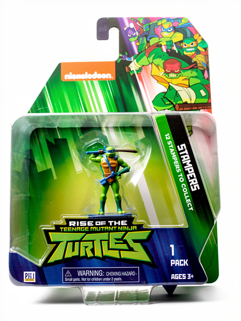 Фигурка Черепашки Ниндзя Леонардо штампик печатка TMNT Ninja Turtles Leonardo 7см - Фото 2 Фигурка Черепашки Ниндзя Леонардо штампик печатка TMNT Ninja Turtles Leonardo 7см - изображение 2