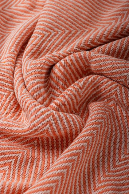 Плед HYGG Soft Оранжевый с жёлтым Евро 200 x 230 см (315473) - изображение 3