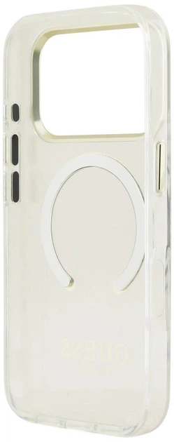 Etui Guess Metal Outline MagSafe case do Apple iPhone 17 Pro Gold (3666339538606) - obraz 6