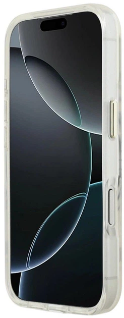 Etui Guess Metal Outline MagSafe case do Apple iPhone 17 Pro Gold (3666339538606) - obraz 7