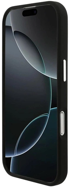 Etui AMG Silicone Oversize Rhombs MagSafe do Apple iPhone 17 Black (3666339542146) - obraz 7