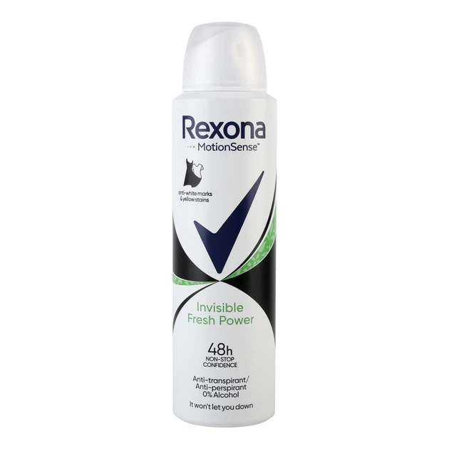 Дезодорант-антиперспірант Rexona Invisible Fresh Power, 150 мл - Фото 1 Дезодорант-антиперспірант Rexona Invisible Fresh Power, 150 мл - зображення 1