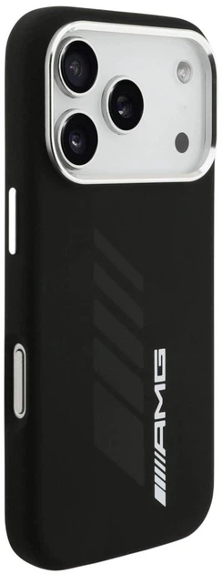 Панель AMG Silicone Oversize Rhombs MagSafe для Apple iPhone 17 Pro Max Black (3666339542177) - зображення 4