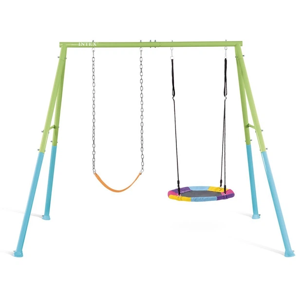 Гойдалка Intex 2в1 ігровий майданчик Лелече гніздо (6941057426563) - зображення 2