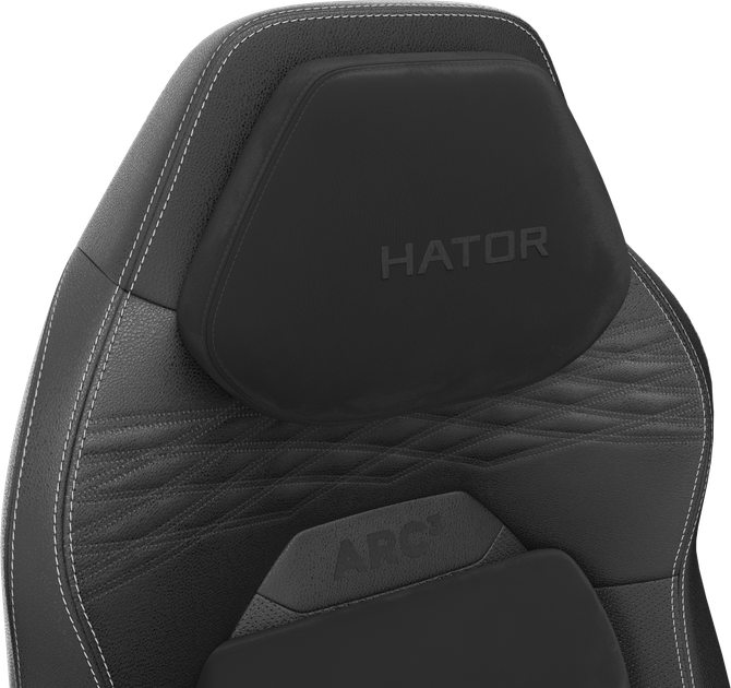 Крісло для геймерів Hator Arc 3 S PU Black (HTC3400S) - зображення 4