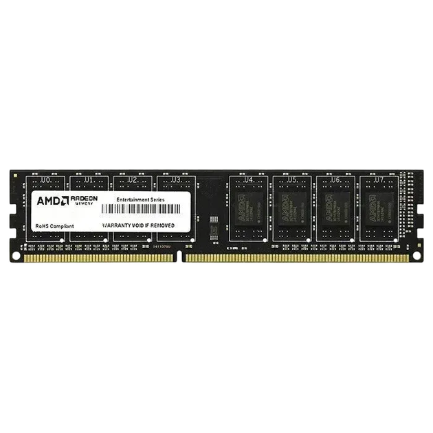 Оперативна пам'ять AMD 4GB DDR3 1600MHz Entertainment Edition (R534G1601U1S-UOBULK) Б/В - Фото 1 Оперативна пам'ять AMD 4GB DDR3 1600MHz Entertainment Edition (R534G1601U1S-UOBULK) Б/В - изображение 1
