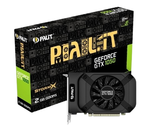 Відеокарта GeForce GTX 1050 2GB Palit StormX (NE5105001841-1070F) Б/В - изображение 2