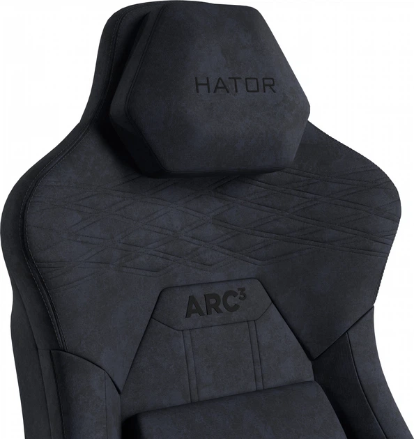 Крісло для геймерів Hator Arc 3 XL Velour Black (HTC3440XL) - зображення 4