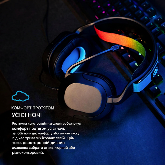 Навушники JLab Nightfall Black (R4414130820250) - зображення 2