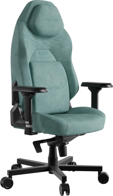 Крісло для геймерів Hator Arc 3 S Velour Turquoise (HTC3443S) - зображення 6