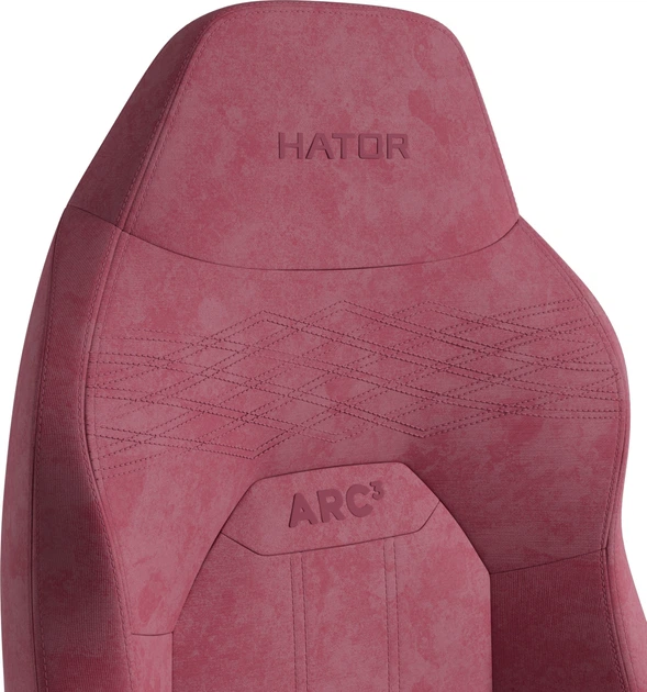 Крісло для геймерів Hator Arc 3 L Velour Orchid Pink (HTC3444L) - зображення 8