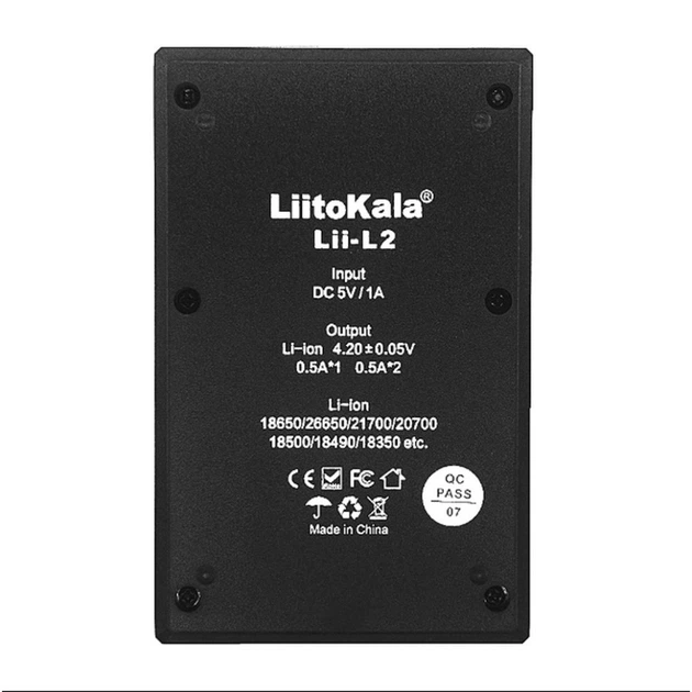 Універсальний зарядний пристрій LiitoKala Lii-L2 на 2 канали - изображение 3