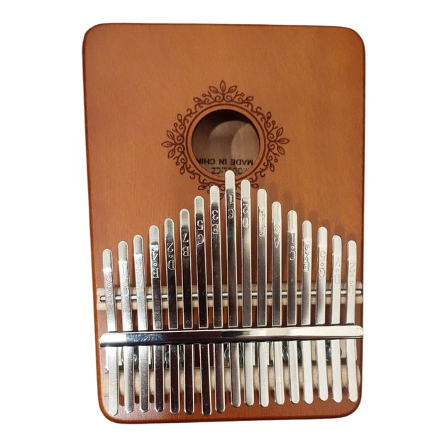 Калимба с резонатором Kalimba на 17 язычков Ручное фортепиано Каштановый с Узором K-17-13K - изображение 4