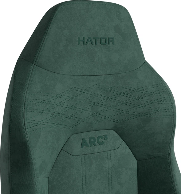 Крісло для геймерів Hator Arc 3 L Velour Emerald (HTC3448L) - зображення 8