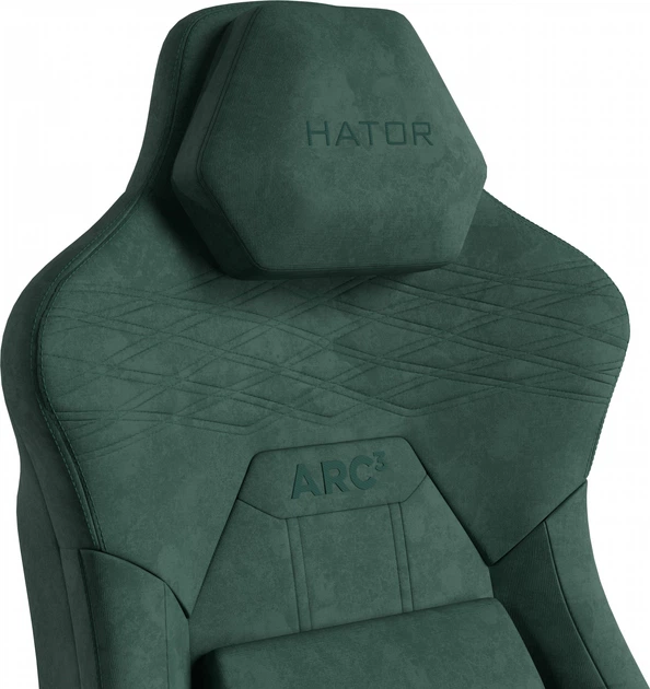 Крісло для геймерів Hator Arc 3 XL Velour Emerald (HTC3448XL) - зображення 4