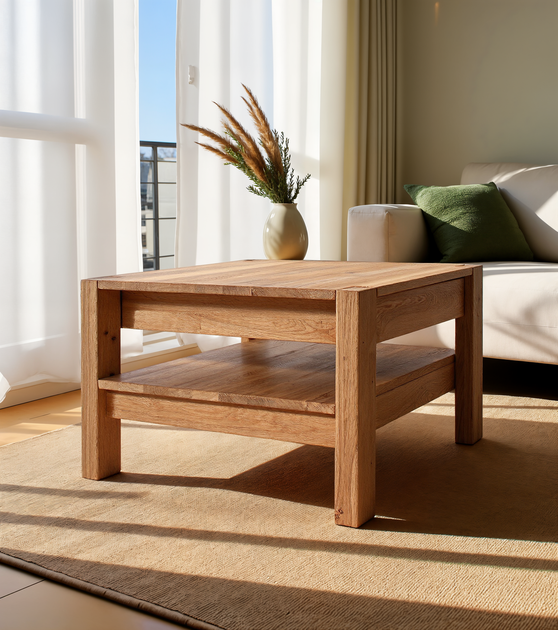 Журнальний стіл TOKABO Furniture PANAMA 3 75x75 см бук (27300024/06) - зображення 3
