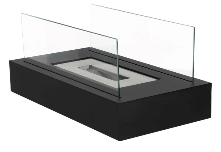 Biokominek wolnostojący KIK stołowy bezdymny na biopaliwo prostokątny (5903039769762) - obraz 1