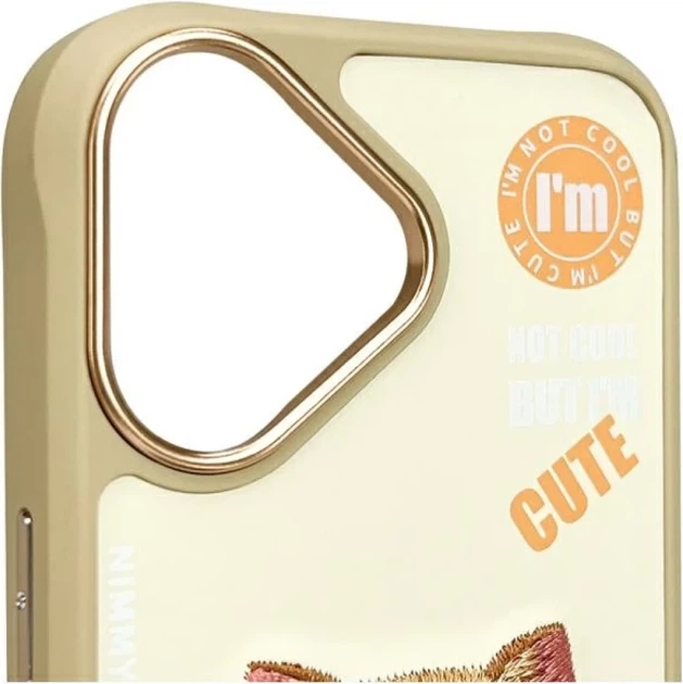 Панель Nimmy Cool&Cute 2.0 Cat для Apple iPhone 16 Khaki (6971080319457) - зображення 7