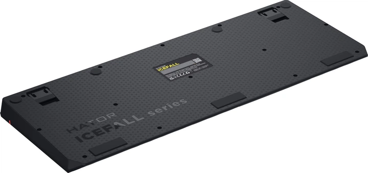 Klawiatura przewodowa HATOR Icefall US layout USB Black/White (HTK400US) - obraz 5