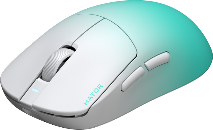 Mysz HATOR Quasar 3 Ultima 8K Wireless White-Mint Gradient ( HTM761) - obraz 2