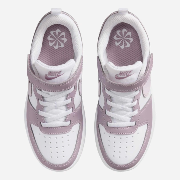 Дитячі кеди для дівчинки Nike Court Borough Low Recraft (Ps) DV5457-134 29.5 (12US) Білі (198484283245) - зображення 4