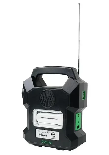 Ручний ліхтар на сонячній батареї GDLite GD-1000A Bluetooth-FM 4 лампи - Фото 9 Ручний ліхтар на сонячній батареї GDLite GD-1000A Bluetooth-FM 4 лампи - изображение 9