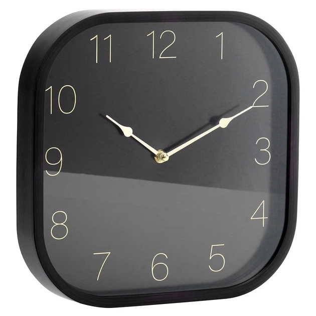 Настінний годинник Vilde 568131 Чорний Золотий 30 см (8721037037723) - зображення 2
