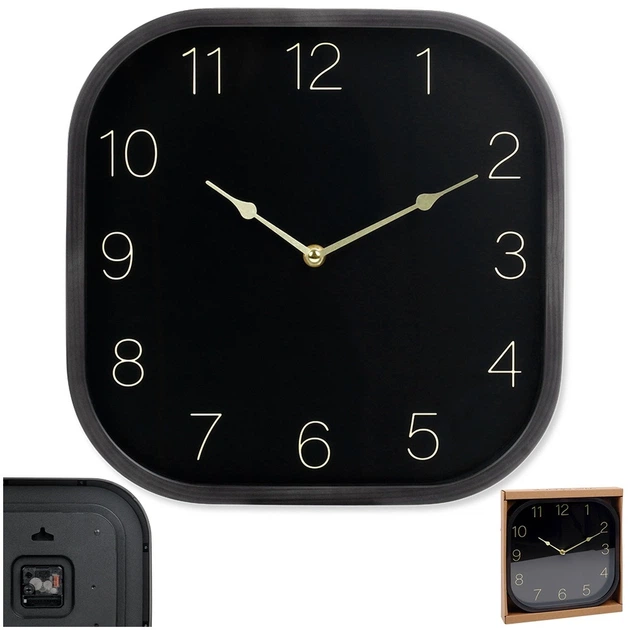 Настінний годинник Vilde 568131 Чорний Золотий 30 см (8721037037723) - зображення 6