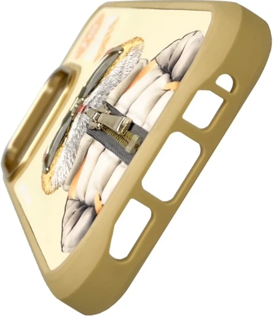 Etui plecki Nimmy Cool&Cute 2.0 Cat do Apple iPhone 16 Pro Max Khaki (6971080319471) - obraz 3