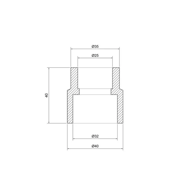Муфта PPR Thermo Alliance 32х25 - изображение 2
