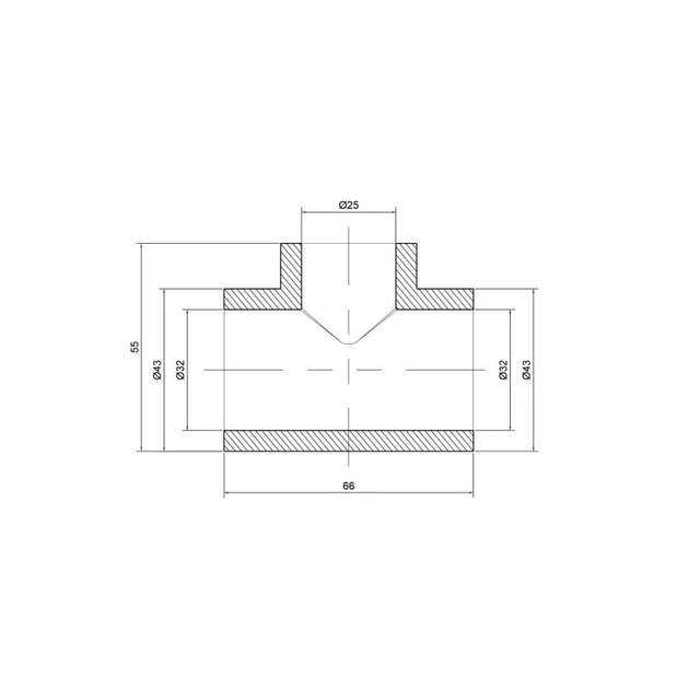 Тройник PPR Thermo Alliance 32х25х32 - Фото 2 Тройник PPR Thermo Alliance 32х25х32 - изображение 2