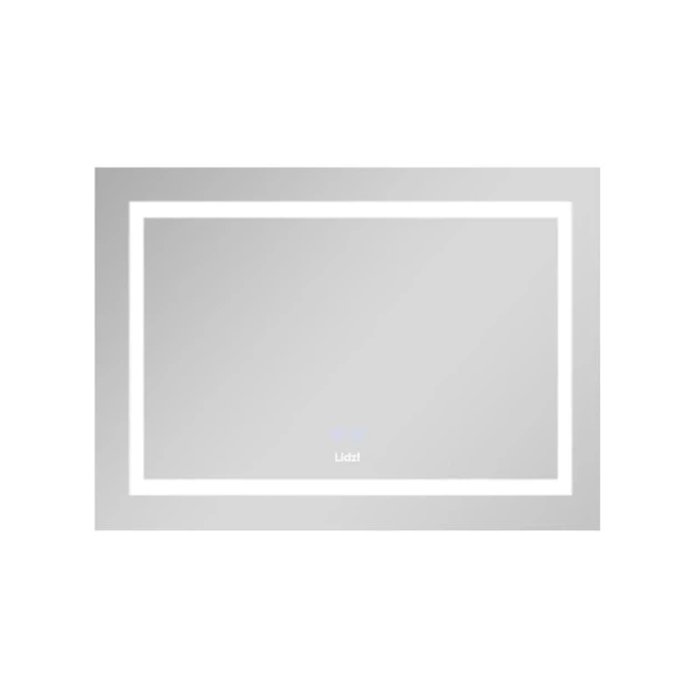 Дзеркало Lidz Kubis 800х600 з LED-підсвічуванням Touch, з антизапотіванням, з димером, рег. яскравості - изображение 4