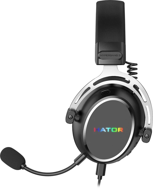 Słuchawki Hator Hypergang 3 USB Hi-Res Black (8721249196829) - obraz 3