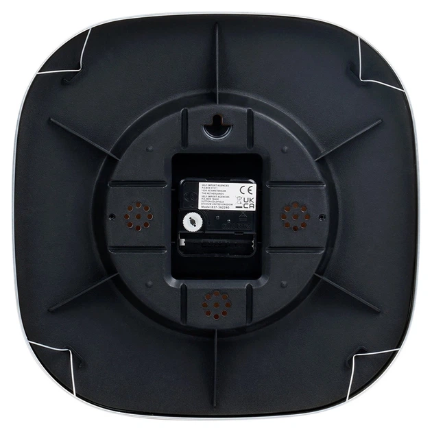 Настінний годинник Vilde 568132 з термометром гігрометром Білий Золотий 28.5 см (8720573546430) - зображення 6