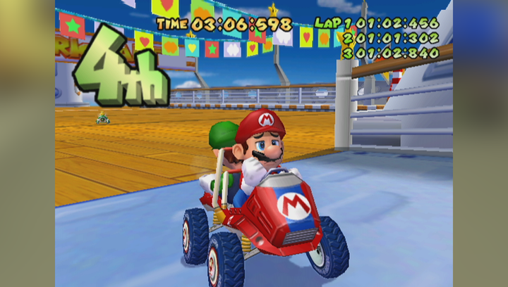 Игра Nintendo GameCube Mario Kart: Double Dash Europe Английская Версия Б/У - изображение 5