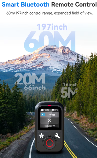 Пульт водонепроницаемый для GoPro HERO 13, 12, 11, 10, 9, 8, MAX с креплением TN779 - изображение 6
