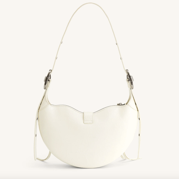 Жіноча сумка JW PEI Tessa Crushed Shoulder Bag White. (0137) - зображення 2