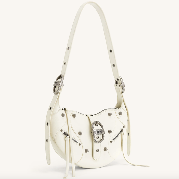 Жіноча сумка JW PEI Tessa Crushed Shoulder Bag White. (0137) - зображення 3