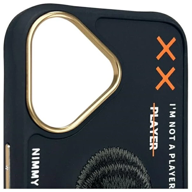 Etui plecki Nimmy Cool&Cute 2.0 Monkey do Apple iPhone 16 Black (6971080319518) - obraz 7