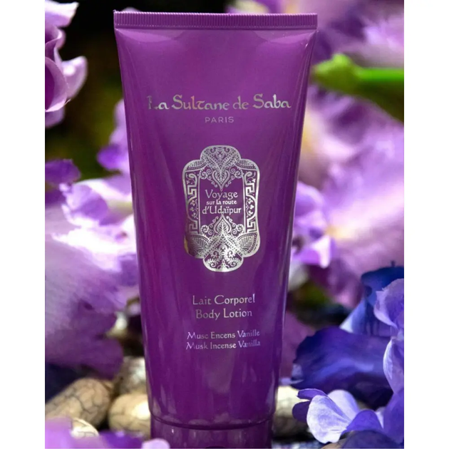 Молочко для тела с ароматом мускуса ладана и ванили La Sultanе De Saba Body Lotion Musk Incense Vanilla 200 мл 3700448604323 - изображение 3