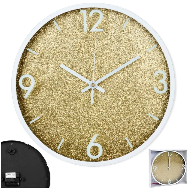 Настінний годинник Vilde 568130 Білий Золотий 29.5 см (8720573030939) - зображення 7