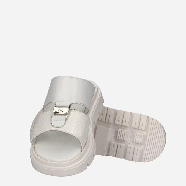Sandały damskie Calvin Klein V4B2-83360-1915530 37 23 cm Białe (8054491105500) - obraz 3